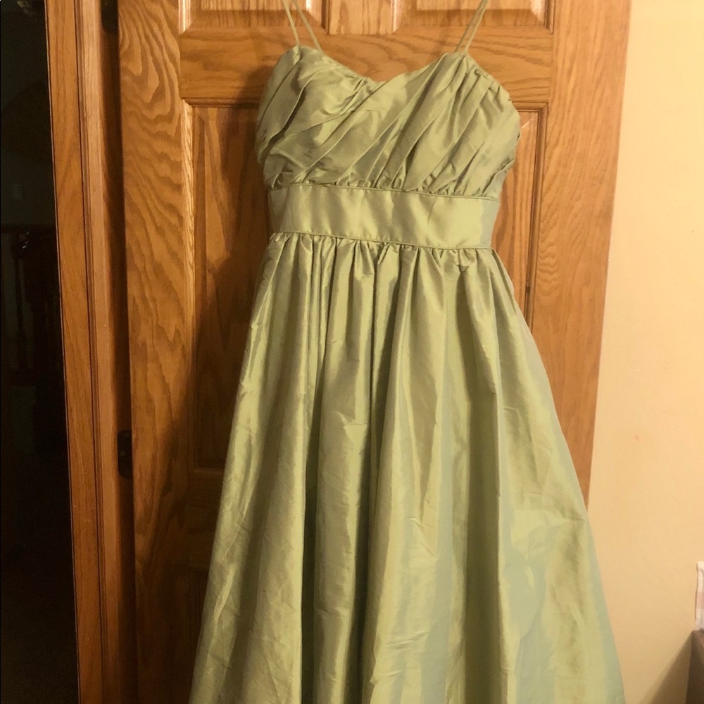 Silk taffeta formal dress